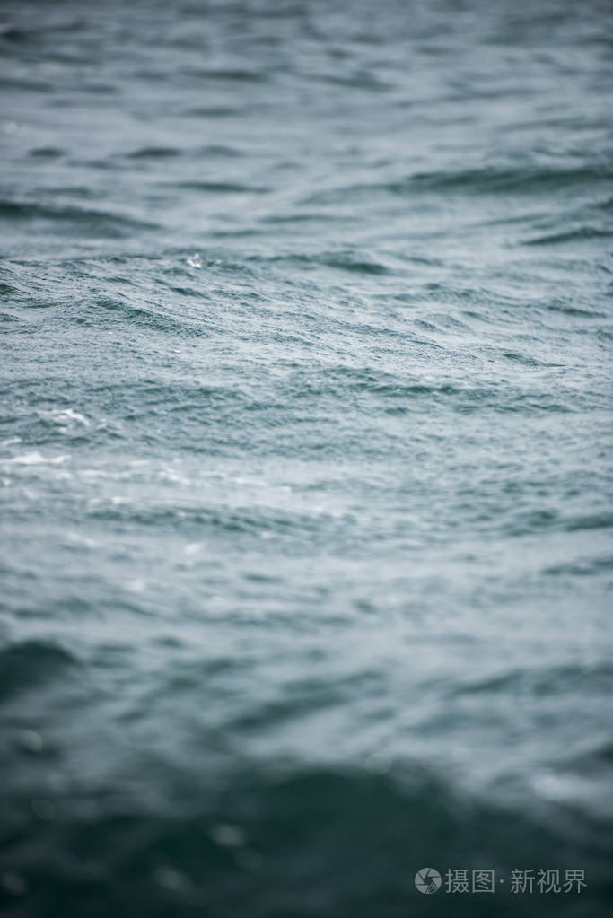 蓝海海水特写镜头