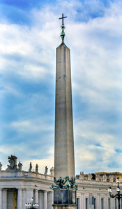 圣伯多禄大教堂广场广场方尖碑梵蒂冈罗马意大利