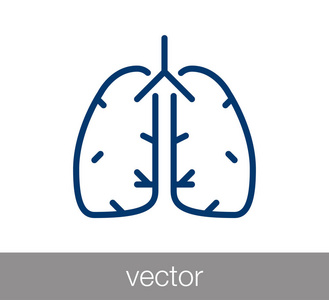 人肺图标