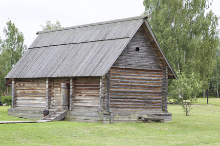俄罗斯旧木屋和结构