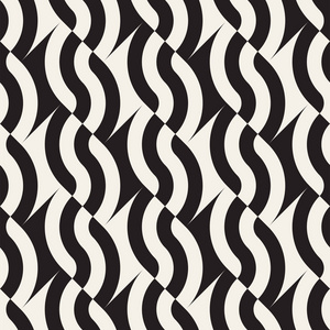 抽象的几何图案,具条纹,行.无缝矢量背景.黑色和白色格子纹理照片