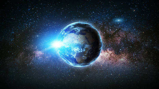 浩瀚宇宙地球视频图片