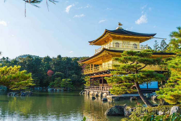 金阁寺美丽的建筑金阁