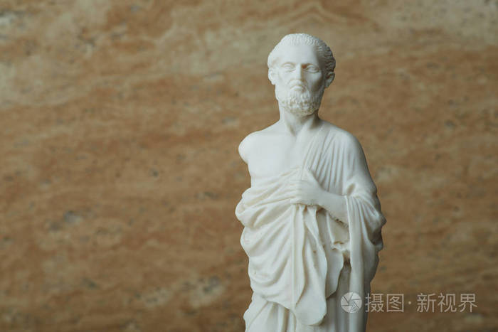 古希腊医生希波克拉底的雕像