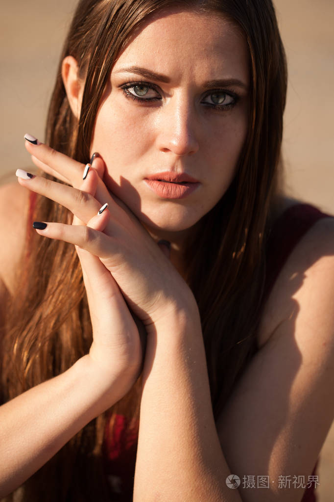 漂亮的美国女孩.美式风格