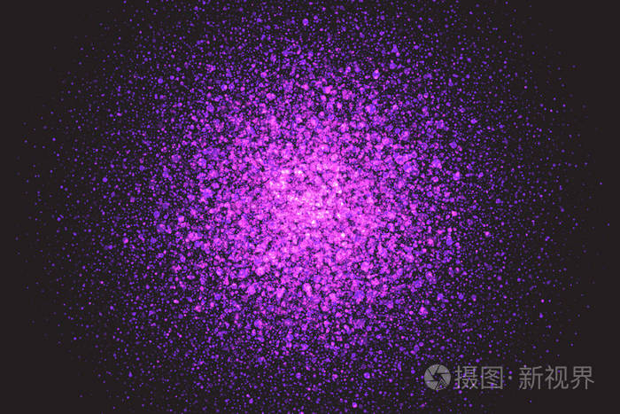 紫色闪光发光圆粒子矢量背景