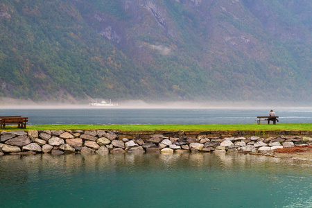 自然景观。挪威