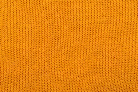 针织的面料肌理橙色图片