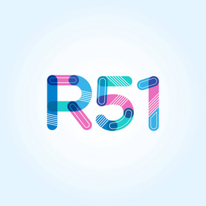 字母与数字标志 R51