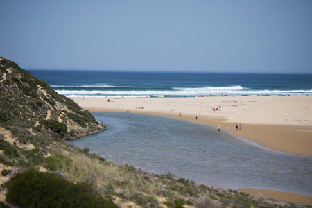 在与阿莫多海滩科萨特 Vicentina 海岸