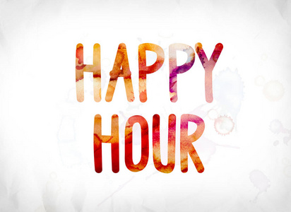 欢乐时光概念画水彩词艺术照片