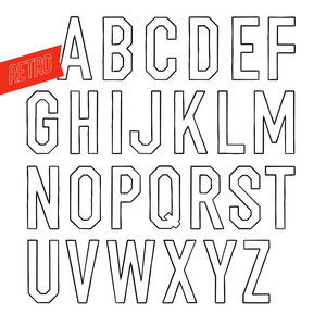 内联字母手工复古镂空白色字体照片