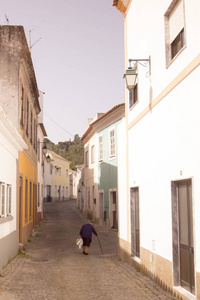 小巷里的最佳老镇在葡萄牙