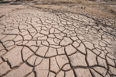 破解地球,干燥的地面照片