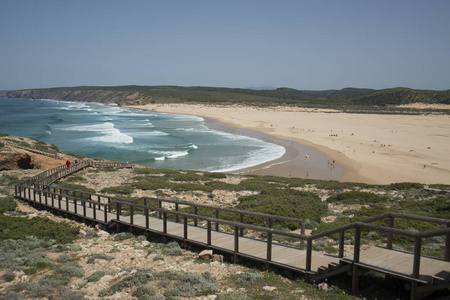 在与阿莫多海滩科萨特 Vicentina 海岸