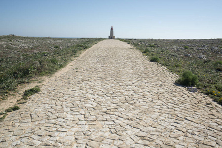 在葡萄牙蓬德 Sagres lighttower