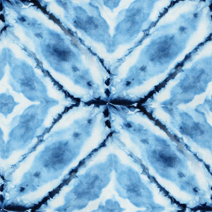 扎染的靛色模式照片