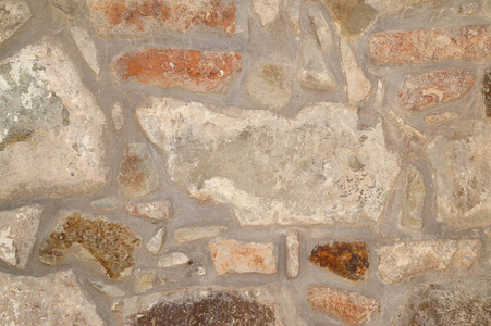 石头墙。自然的纹理。文本 标题 标签的背景