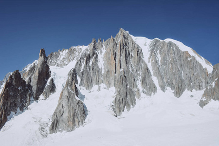 欧洲最高的山峰勃朗峰图片