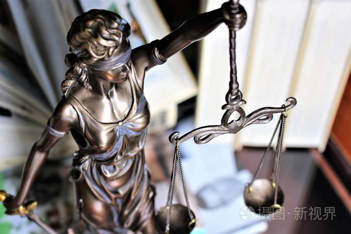 形象的正义法律和书籍