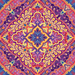 波西米亚风格头巾设计照片