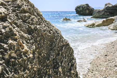 令人惊异的海滩位于撒丁岛