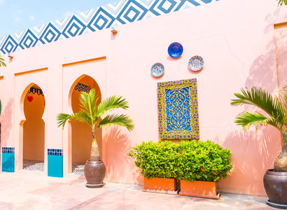 美丽的建筑摩洛哥风格