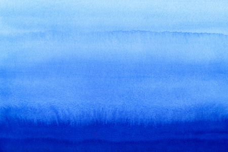 纸张渐变海洋或海军蓝水彩渐变填充背景. 水彩污渍.