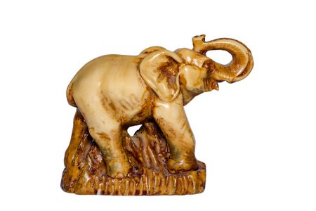 木制大象雕像木