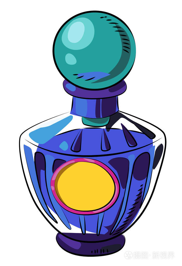 卡通形象的香水瓶