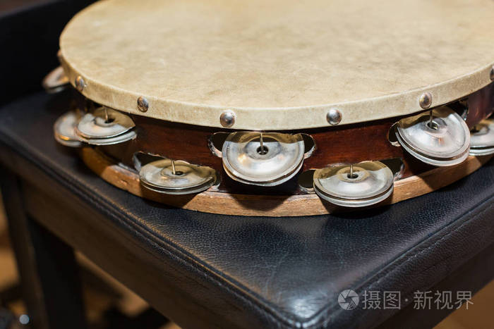鼓面或鼓皮肤 打击乐器概念 美丽的特写 管弦乐铃鼓 合奏和爵士乐音乐会的古典音乐 土耳其民间 希腊 意大利 桑巴 照片 正版商用图片0yy324 摄图新视界