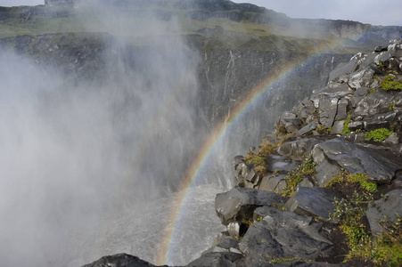 美丽的风景的冰岛，国家的间歇泉 火山 冰川 瀑布，热泉