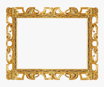 镀金的框架图片