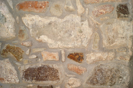 石头墙。自然的纹理。文本 标题 标签的背景