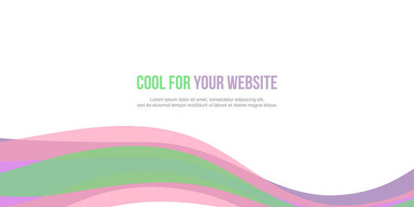 抽象背景标题网站设计