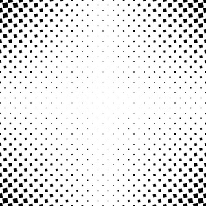 从角正方形单色抽象方形图案背景黑色和白色几何矢量图形