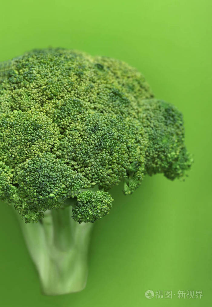 新鲜成熟的西兰花