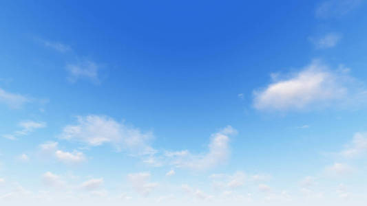 多云的蓝色天空抽象背景，3d 图