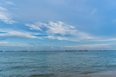 从东海岸公园，新加坡的海景