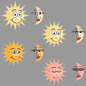 早晨的月亮图片