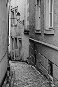 黑白卢森堡街景图片