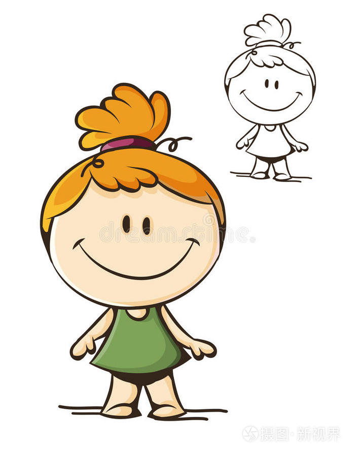 女孩男孩带糖果的孩子可爱的卡通笑脸一群快乐的孩子带糖果的孩子一群