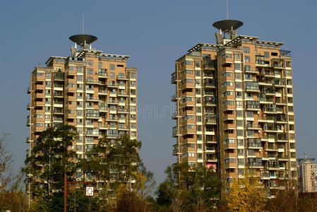 现代高层住宅图片