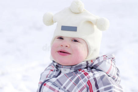 冬日婴儿画像