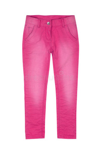 粉色女裤图片