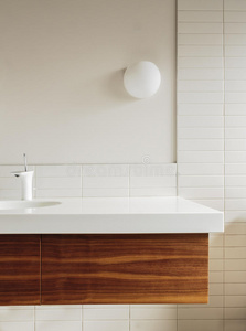 现代家居浴室台面及瓷砖详图图片