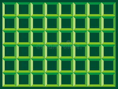 几何无缝图案绿色