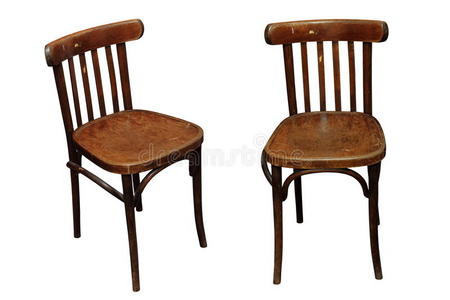 古董 空的 椅子 工艺 古老的 家具 复古的 简单的 扶手椅