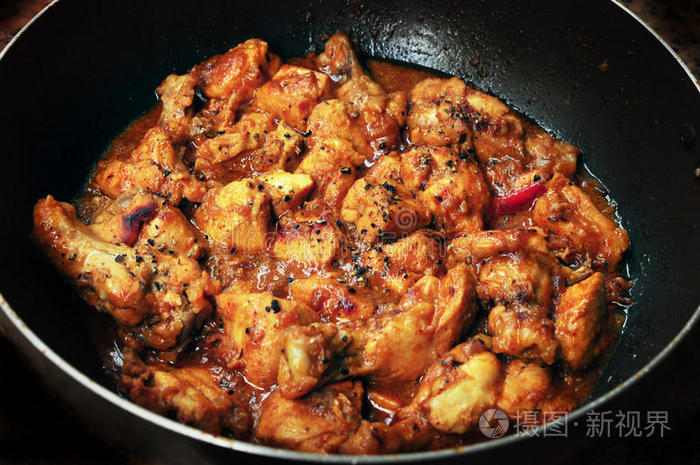 黑椒辣椒鸡