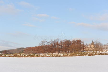 北海道冬季雪景